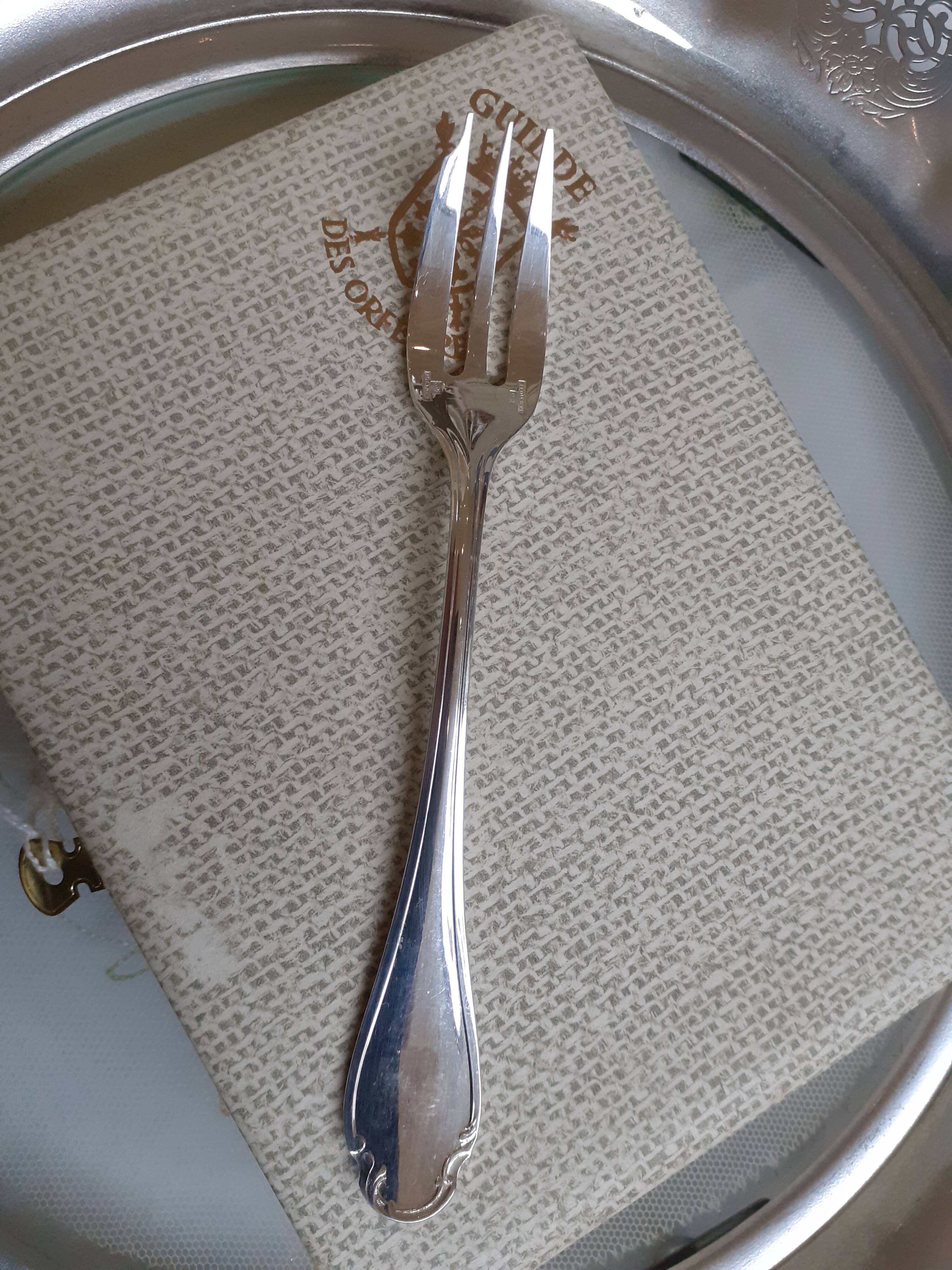 “Christofle” dessert forks