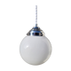 Opaline globe suspension