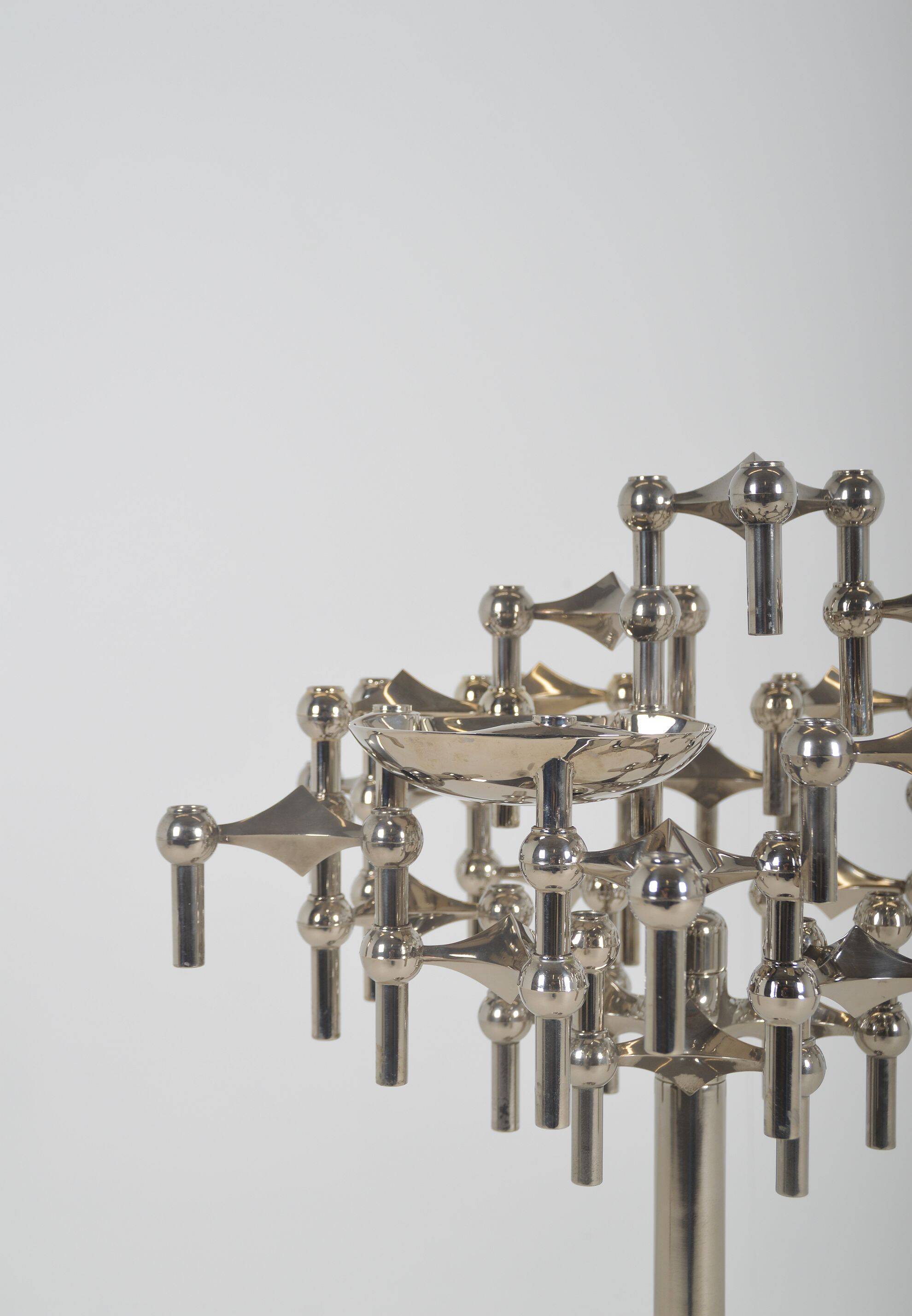 Vintage XL floor candlestick by Fritz Nagel for BMF, 1970s