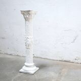 Old plaster column
