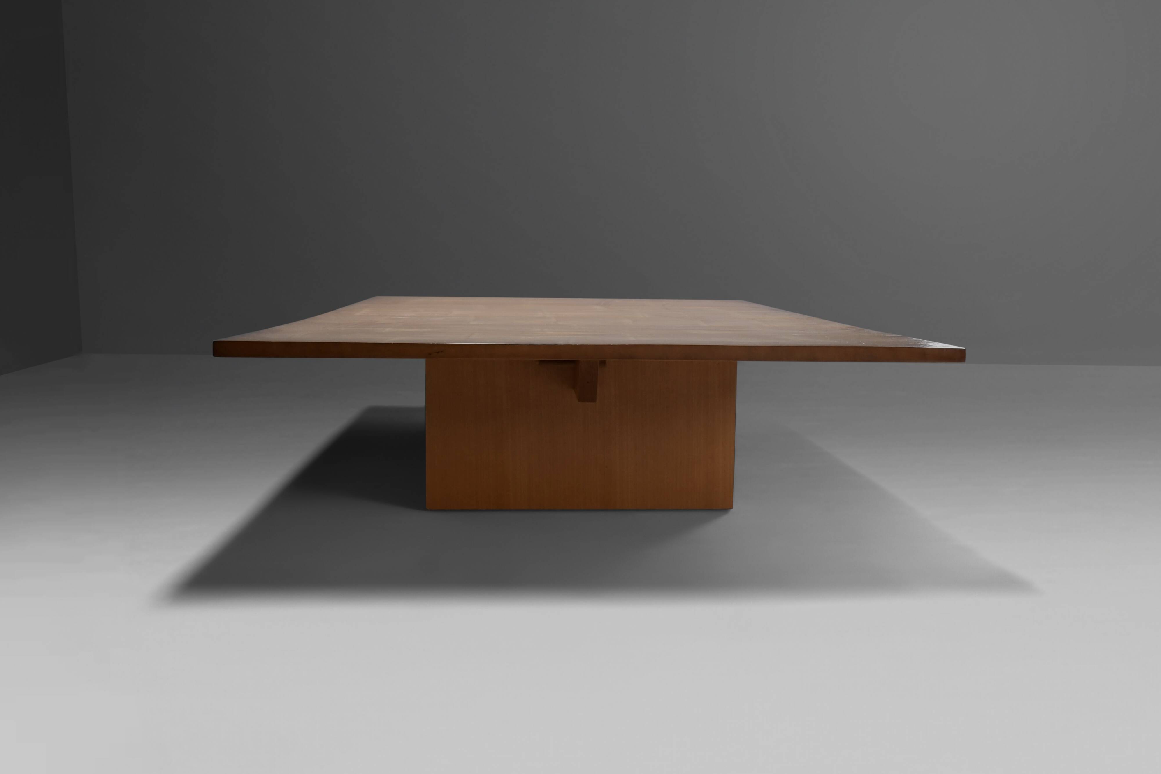 Large Bamboo Coffee Table by Axel Vervoordt, Belgium