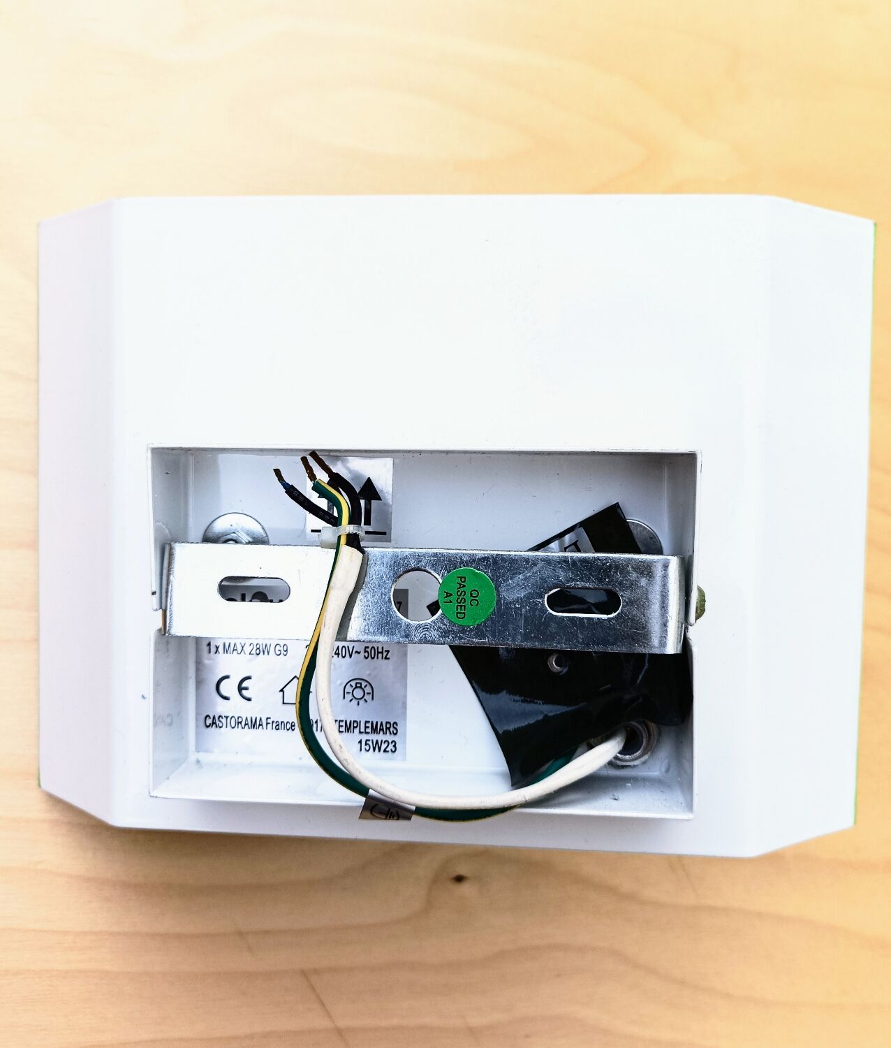 Wall lamp shape vintage origami