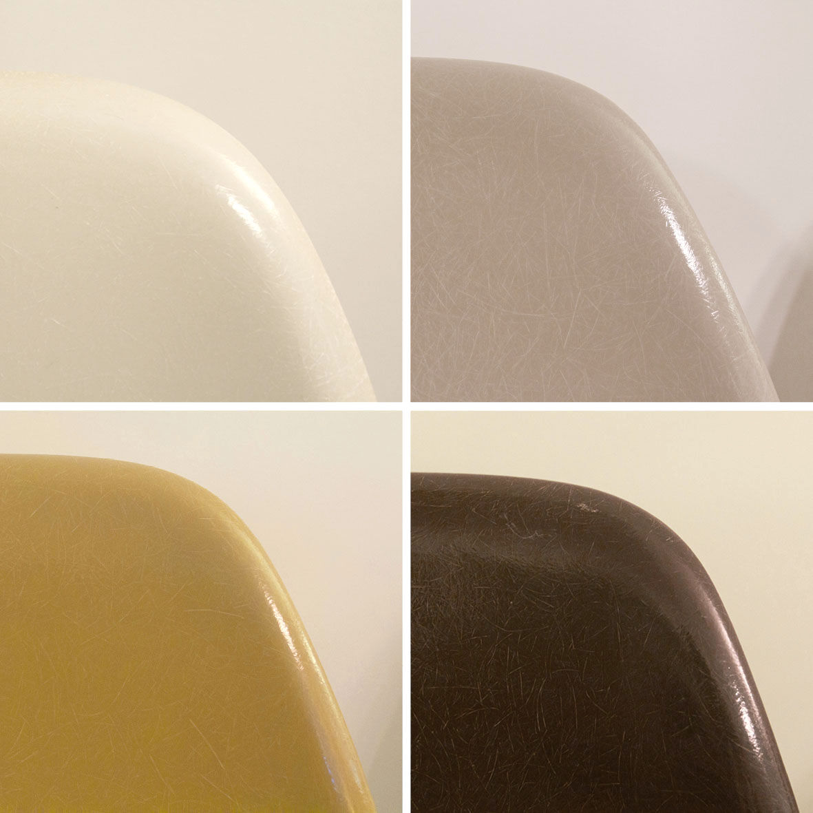 Set of 4 chairs Eames DSW fiberglass