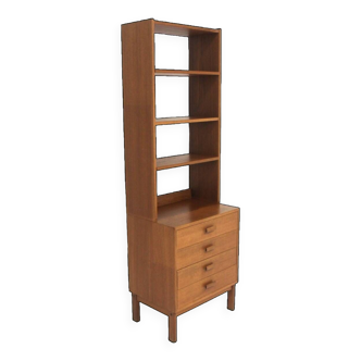 Scandinavian teak bookcase, Sweden, 1960