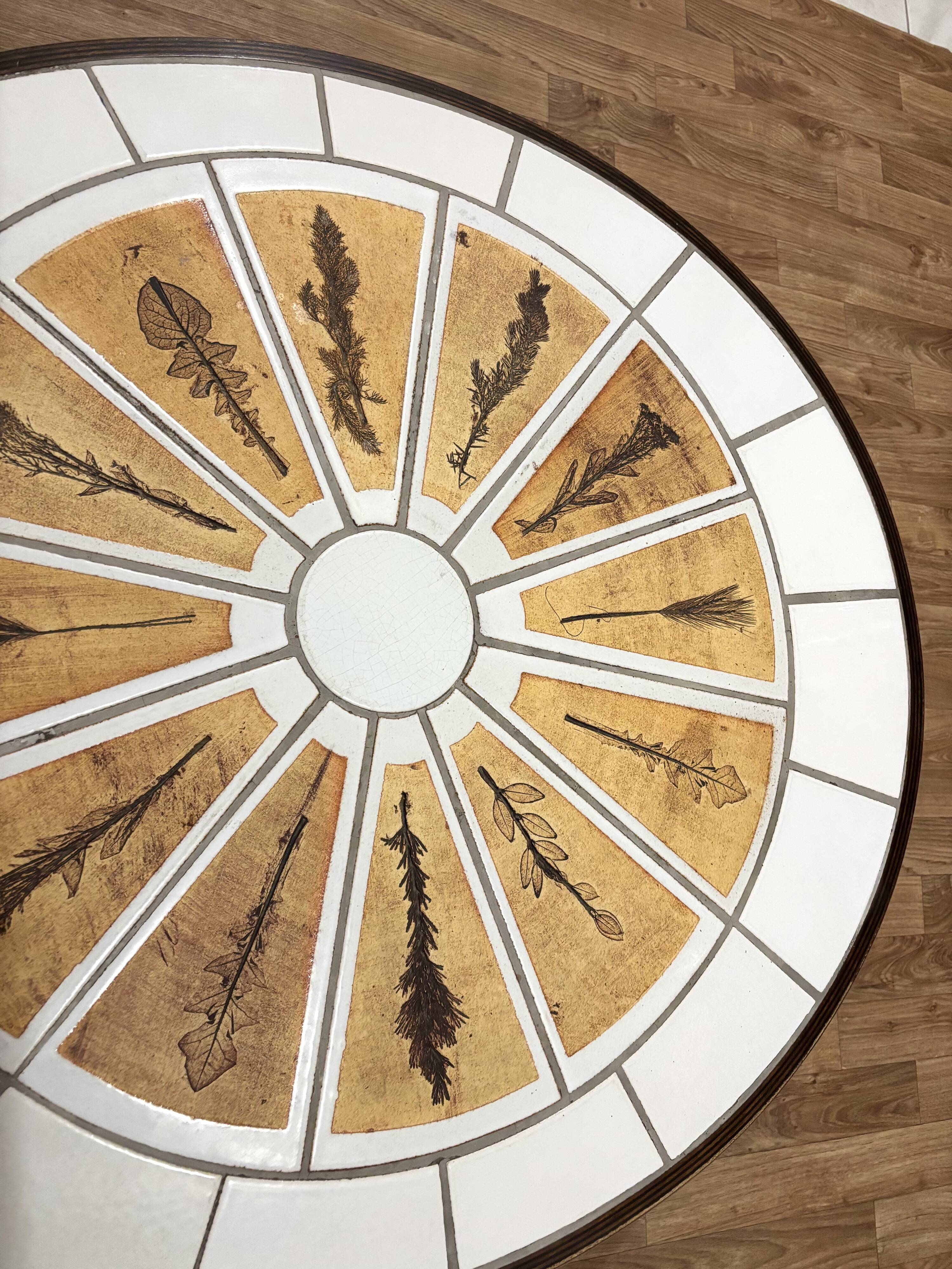 Ceramic coffee table by Roger Capron