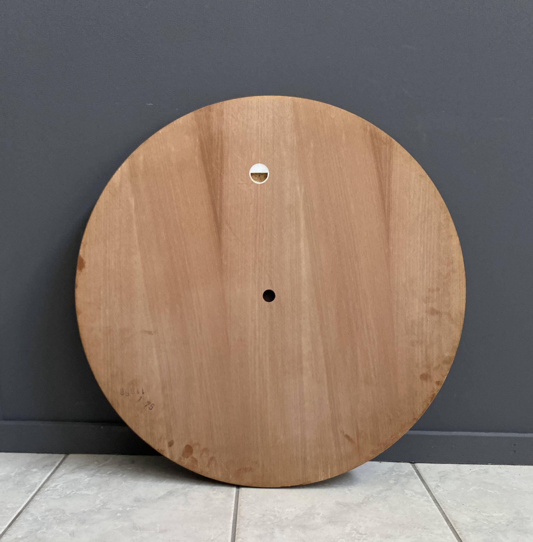 miroir en bois rond