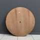 round wood mirror
