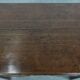 Table basse/console antique anglaise en chêne du XVIIIe siècle