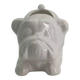 Ceramic dog-shaped planter