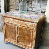 Old small patinated sideboard