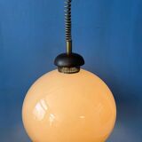 Vintage space age mushroom pendant lamp
