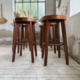 6 vintage Baumann bar stools