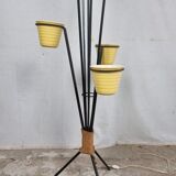 Vintage French 1950's Tripod Floor Lamp, Plant Stand