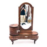 Dressing table - Art Deco tremo mirror, Italy, 1920s. After renovation.