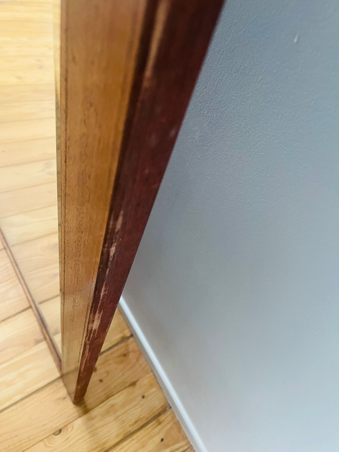 Bevelled Art Deco mirror – marquetry, 1930s
