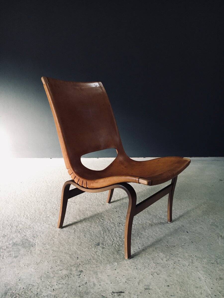 Scandinavian Eva Easy Chair by Bruno Mathsson, Sweden, 1960s
