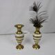 Vase laiton et nacre