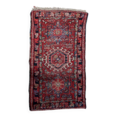 Tapis persan Karajeh ancien fait main, 65 cm x 113 cm (2,1 pi x 3,7 pi), années 1910 - 1C1156