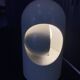 Lampe éclipse à poser de table bureau Selene ABM rotative Space Age vintage
