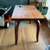 Old wooden wallet table