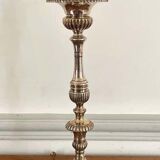 Paire de lampe de table de style Louis XIV du 19ème siècle en métal argenté