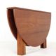 Table de salle à manger pliante en teck danois « Skovlund » - style moderne du milieu du siècle