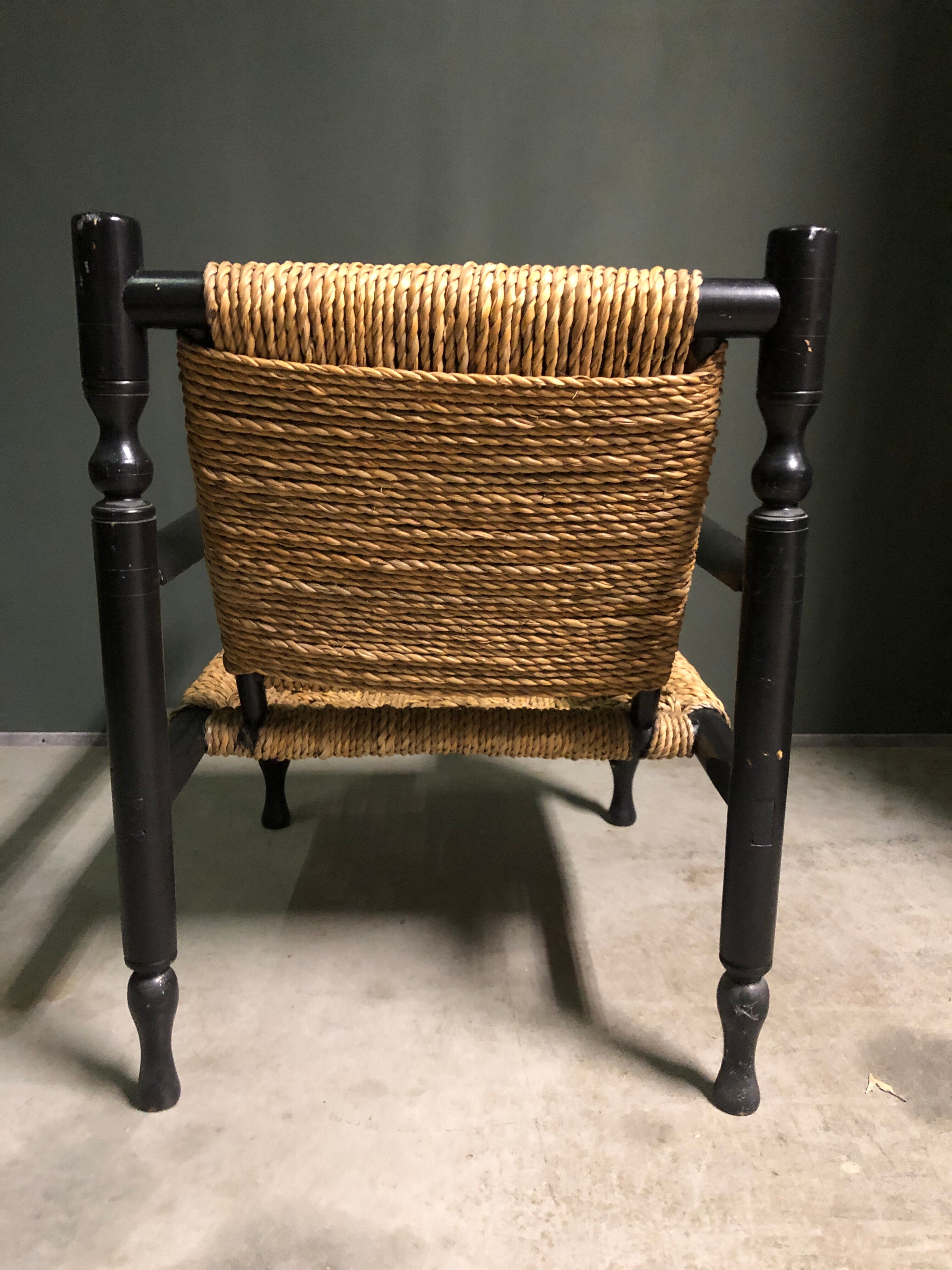 French rope lounge chair