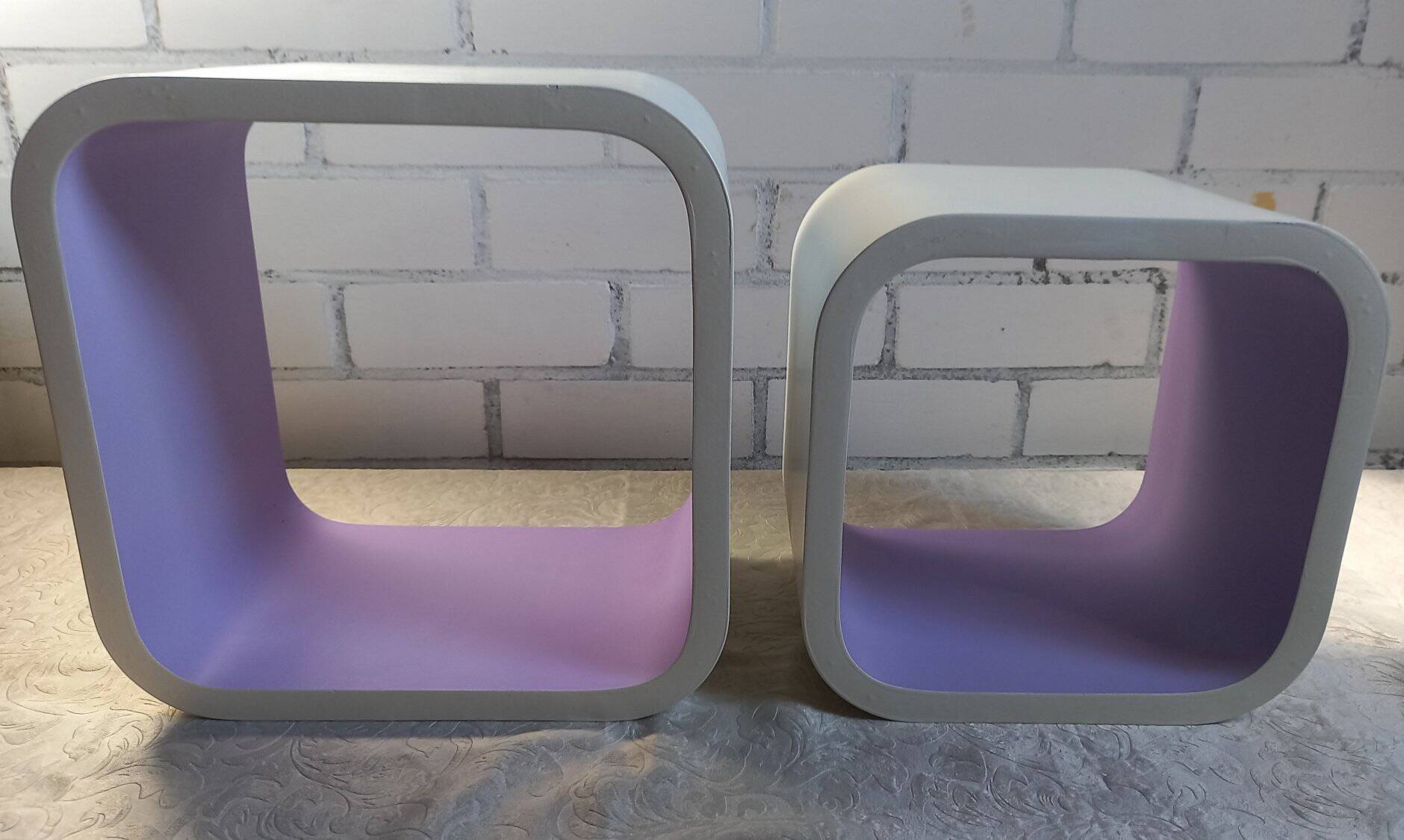 Vintage Shelves • Modular Elements • Lacquered Wood • 1970-1980