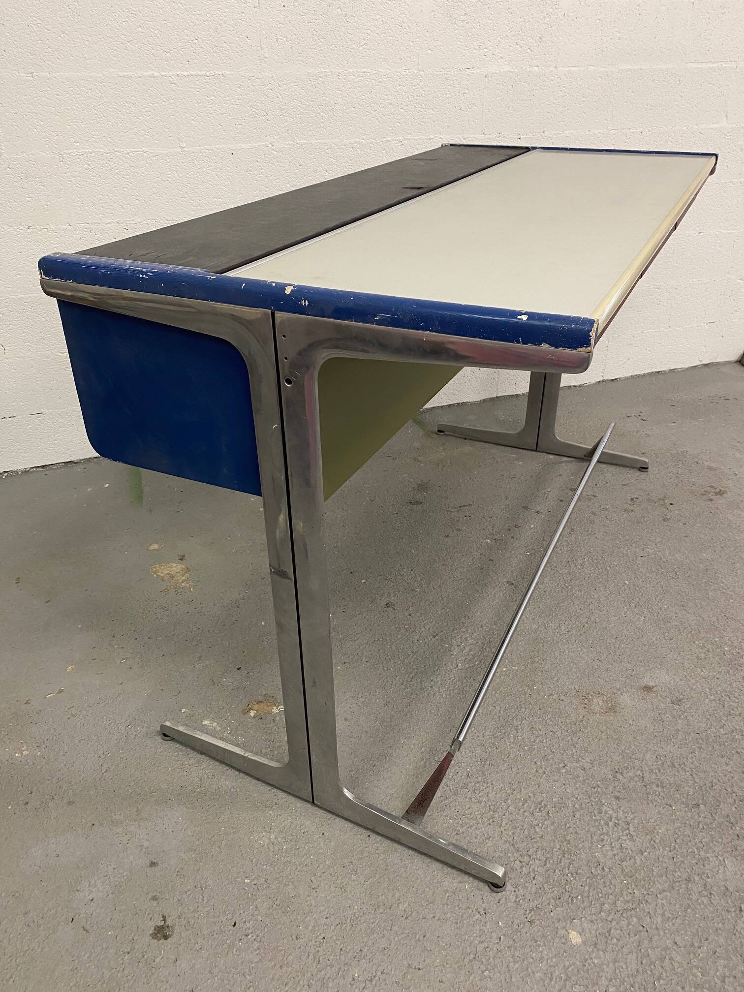 George Nelson Action Office architect's desk + Perch stool