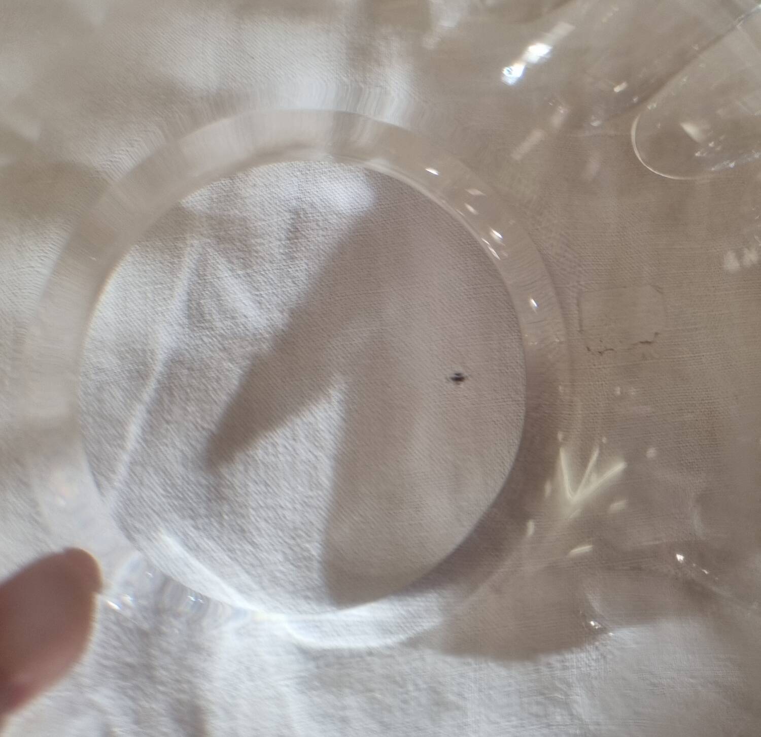 Vase boule cristal St Louis