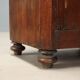 Antique Louis-Philippe bedside table in walnut, Italy, 19th century.