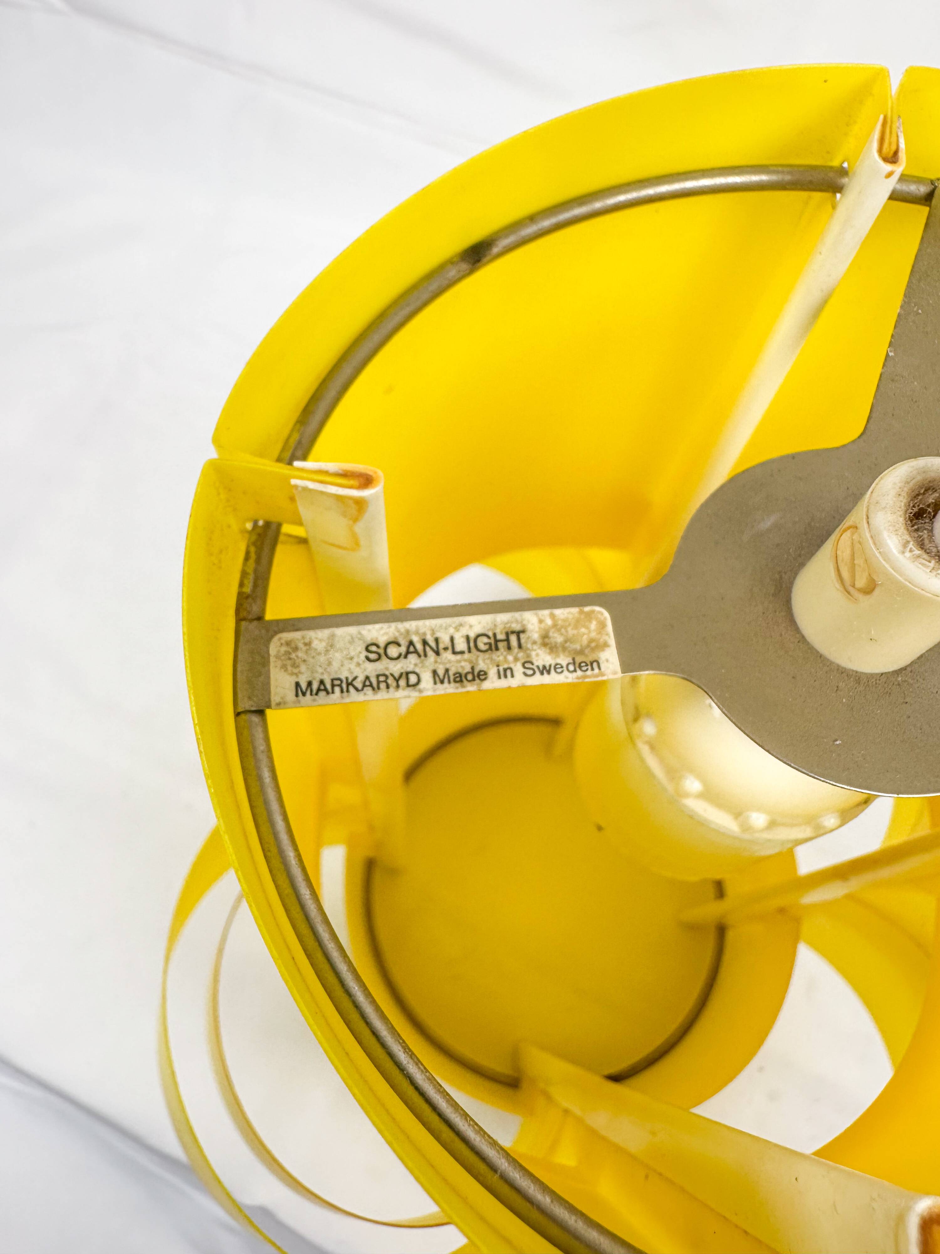 Hans-Agne Jakobsson for Scan-Light - 1960s plastic pendant light