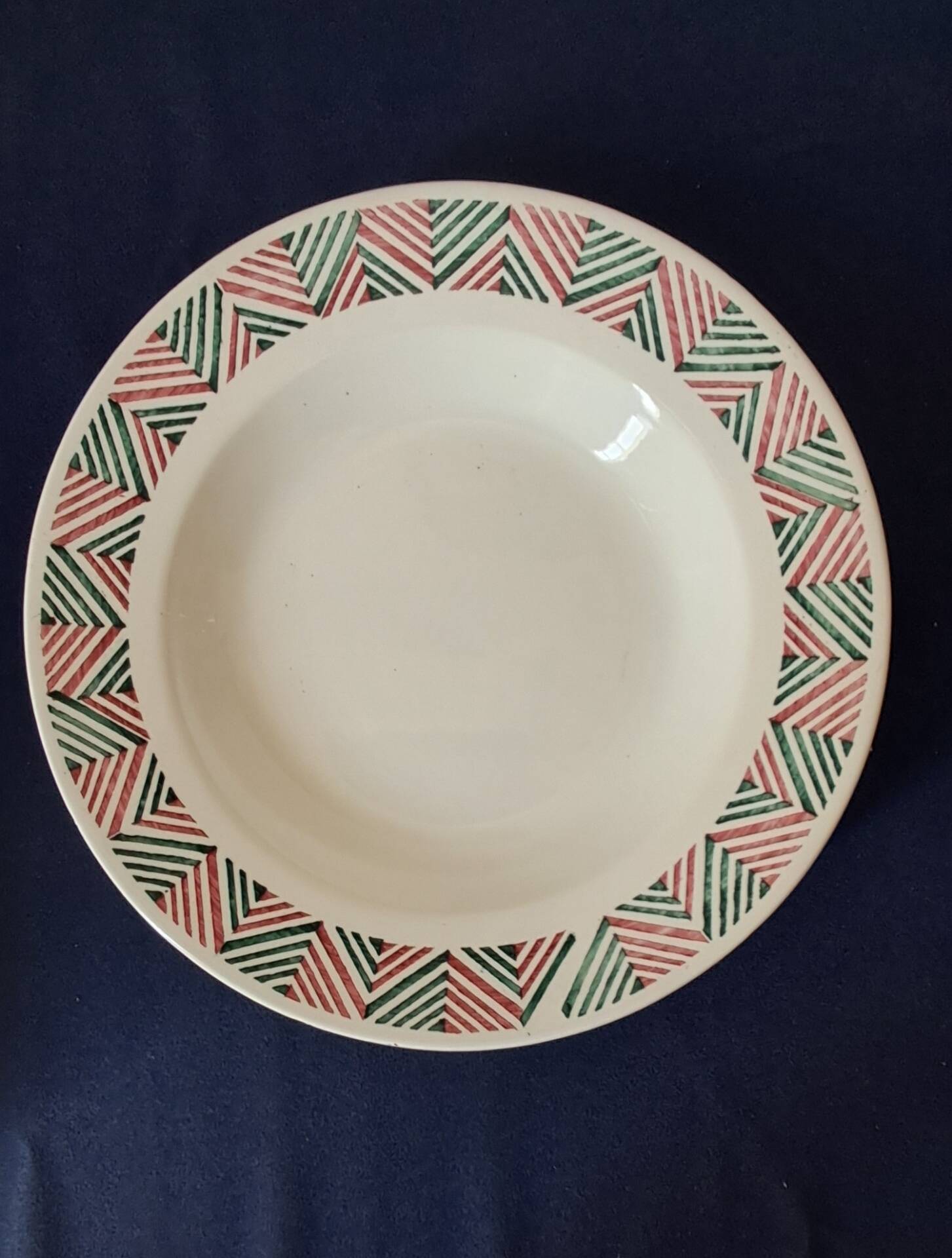 6 assiettes creuses modèle Adèle de Digoin Sarreguemines