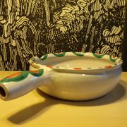 Ceramic fondue pot by Antoine Fazio Vallauris 20.5X29cm