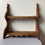 Antique spice shelf