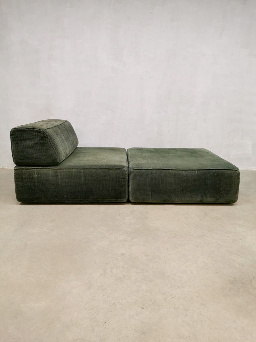 Midcentury design modular sofa daybed lounge bank team ag cor