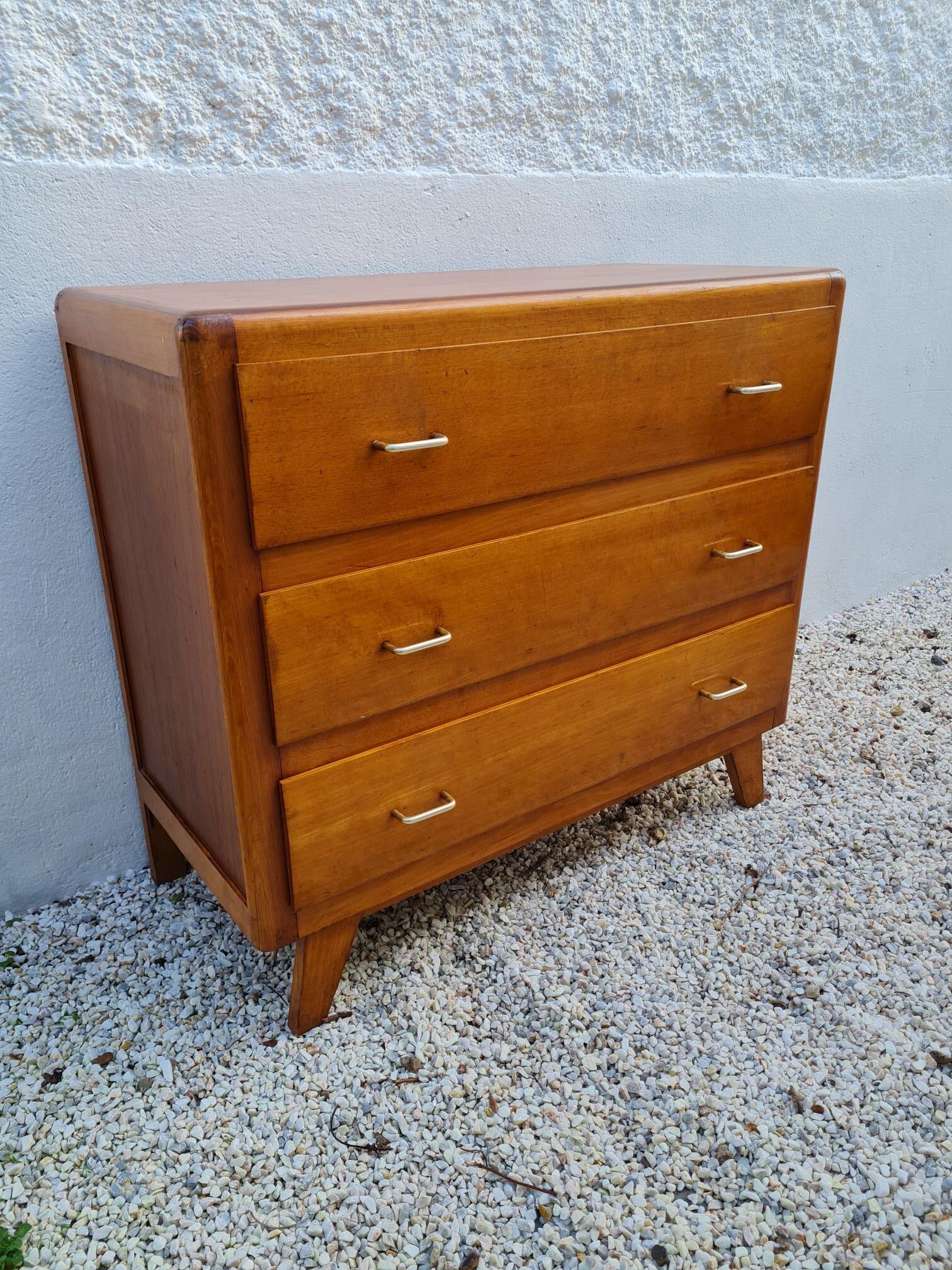 Commode pieds compas 1960