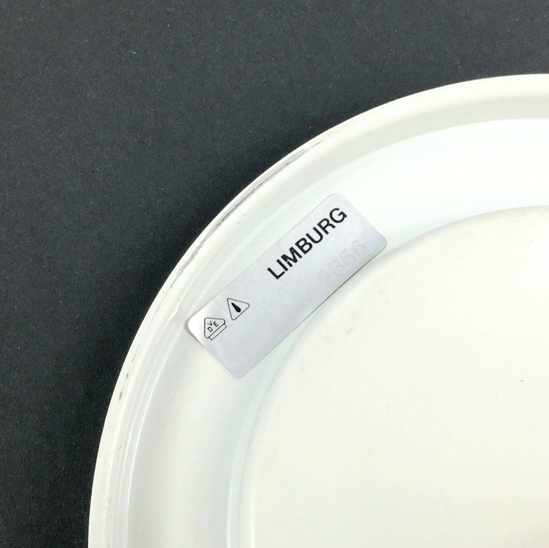 Shell-Shaped Opaline Glass Wall Light from Limburg, Germany, 1970s