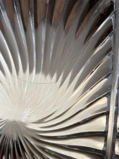 Plateau Baccarat crystal nineteenth century