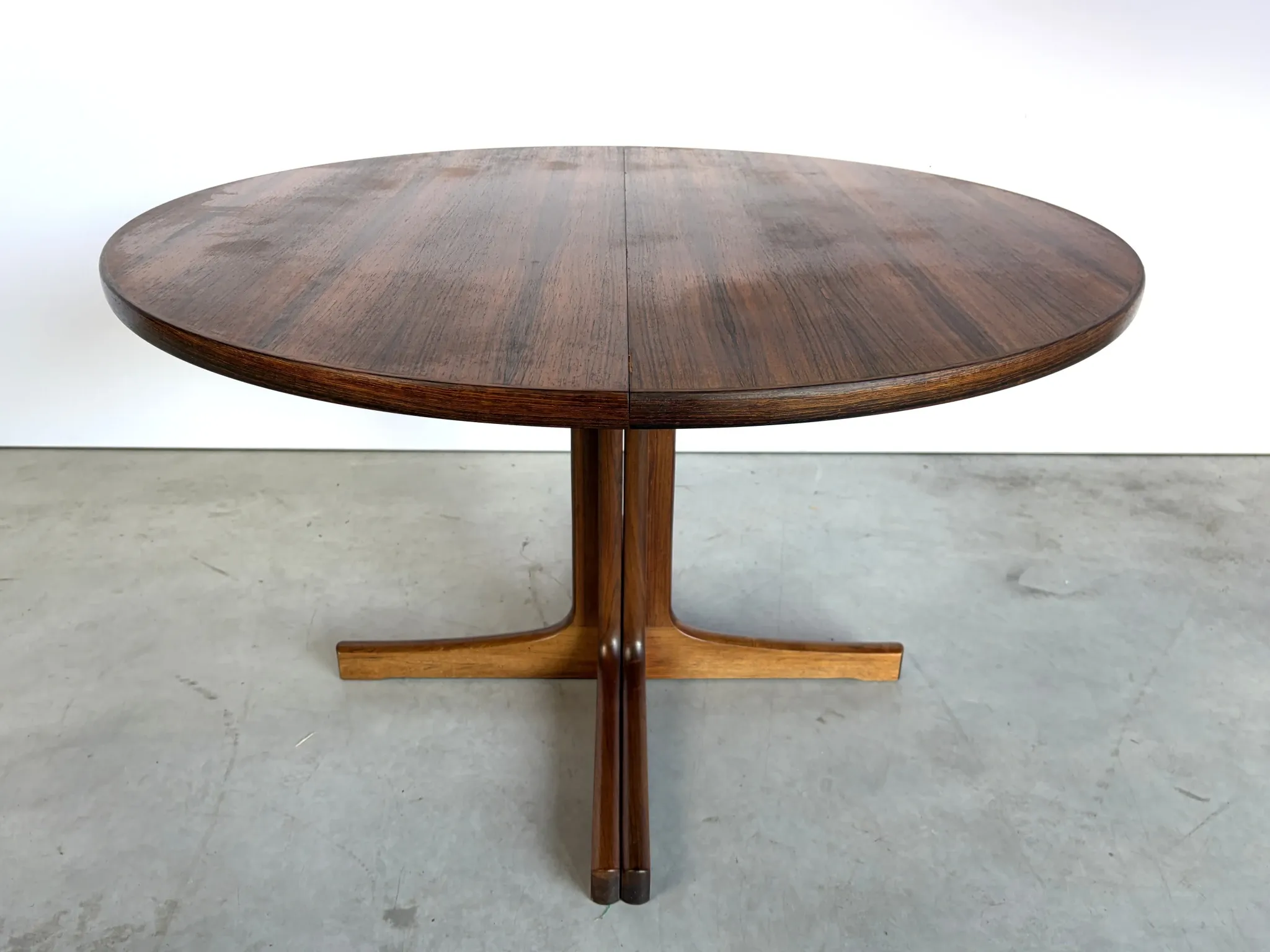 Midcentury Swedish extendable dining table in teak, 1960s