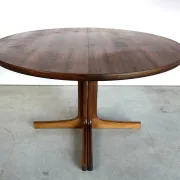 Midcentury Swedish extendable dining table in teak, 1960s