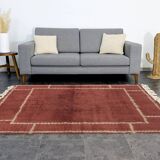 Moroccan rug in natural wool 3 x 2 m
