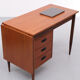 Danish teak drop leaf writing desk by arne vodder, 1960s