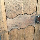 Pair of solid oak cabinet doors