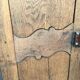 Pair of solid oak cabinet doors