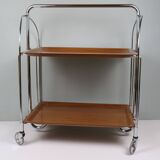 Desserte pliante Dinett par Bremshey – design mid-century, Allemagne