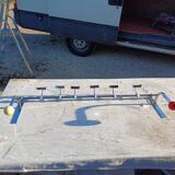 Vintage chrome coat rack and plastic balls