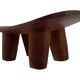 Vintage African hand-carved wooden Senufo stool bench design