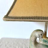 Vintage ceramic duck lamp