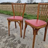 Set of 2 Baumann bistro chairs, model no. 12